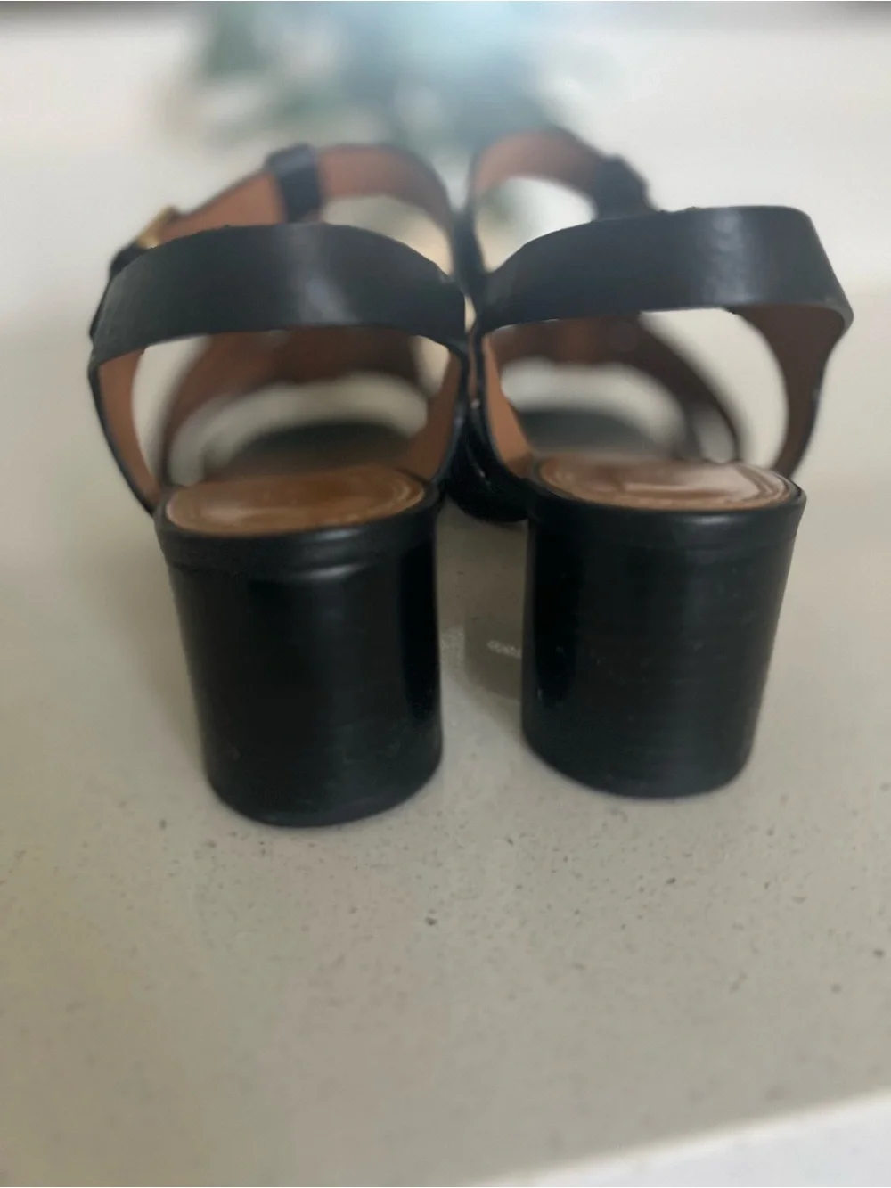 Tory Burch Black Leather Sandals